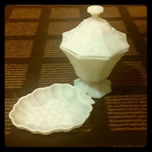 Milk glass -  Victorian era